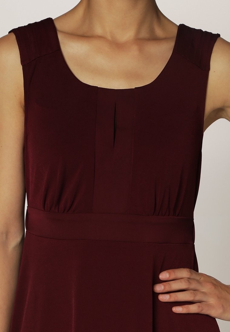 mango burgundy dress Burgundy Satin Allura Midi Dress