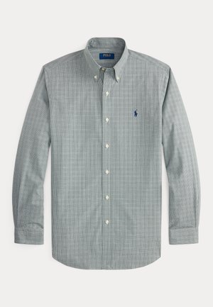 Polo Ralph Lauren, CUSTOM FIT CHECKED STRETCH POPLIN SHIRT - Chemise - moss/agate white