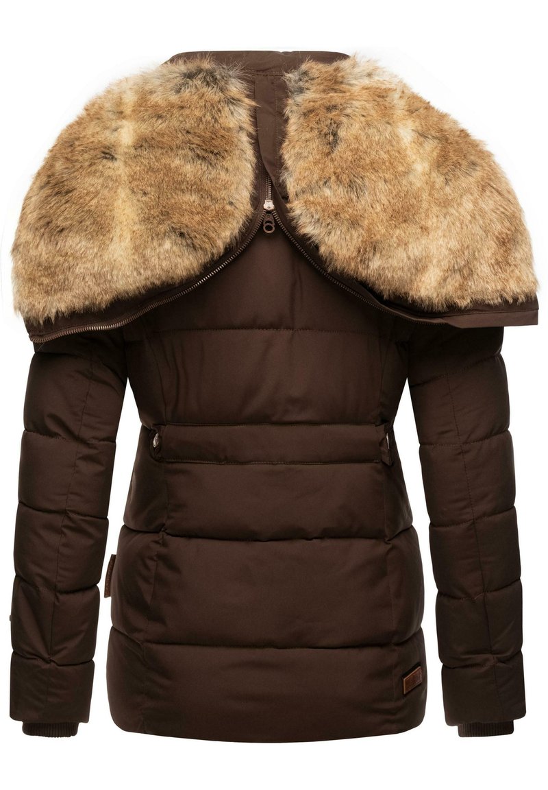Marikoo Nekoo Warme winterjas voor dames, gewatteerde jas, XS-XXL, XXL