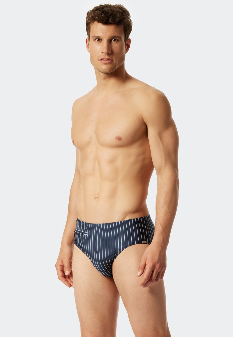 Herren Badehosen | Schiesser NAUTICAL CASUAL Badehose Slip admiral/blaugrau - VM08640 Herren Badehosen | Schiesser NAUTICAL CASUAL Badehose Slip admiral/blaugrau - VM08640