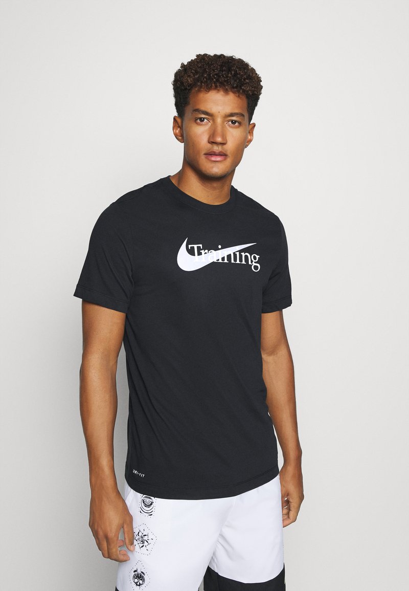 Nike Performance TEE TRAINING Tshirt imprimé black/noir ZALANDO.FR