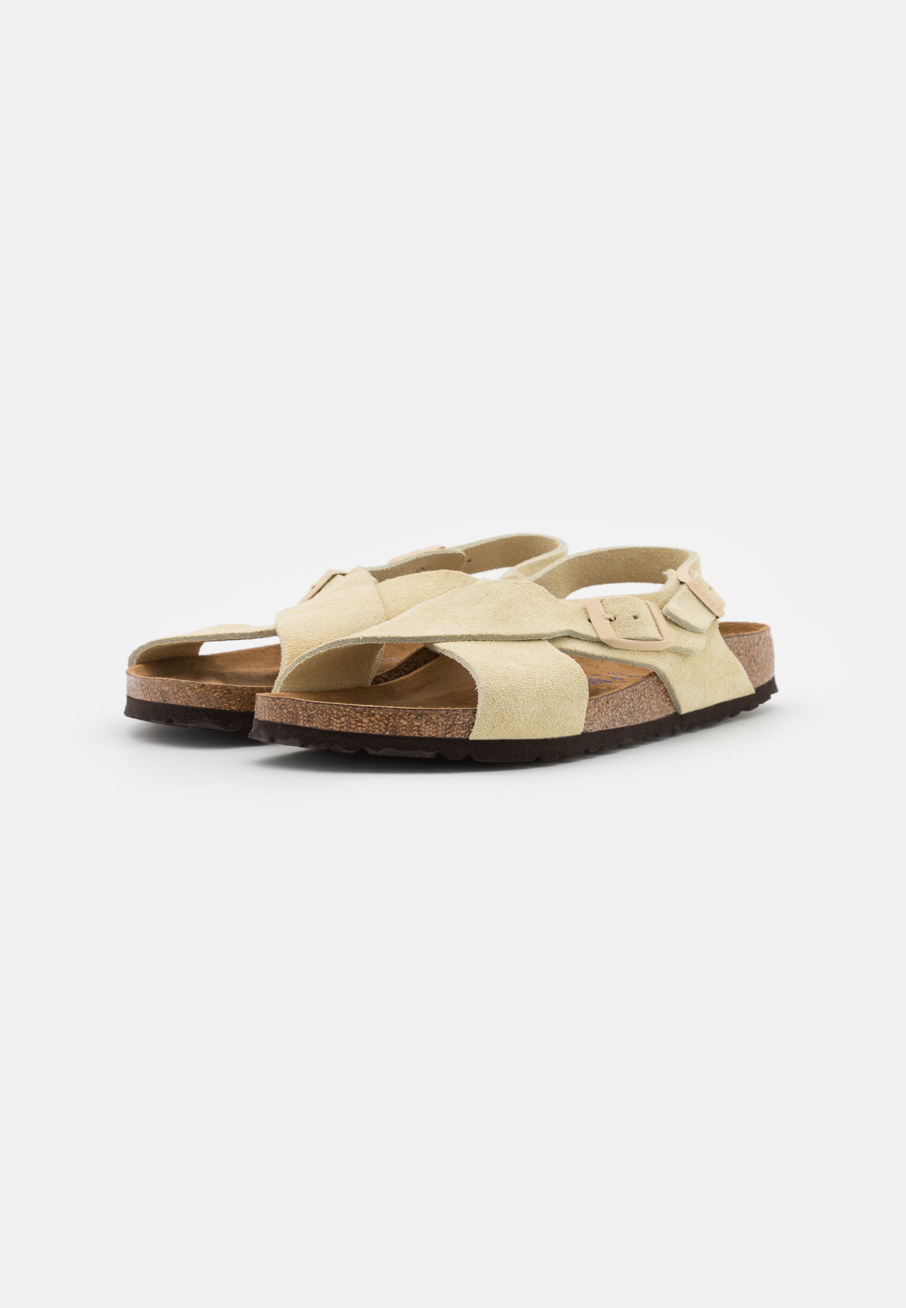 Birkenstock TULUM SFB VL NARROW - Sandalen - almond/lichtgeel - Zalando.nl