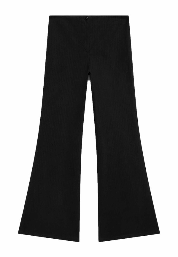 WIDE-WITH STRIPED DETAIL  - Trousers2