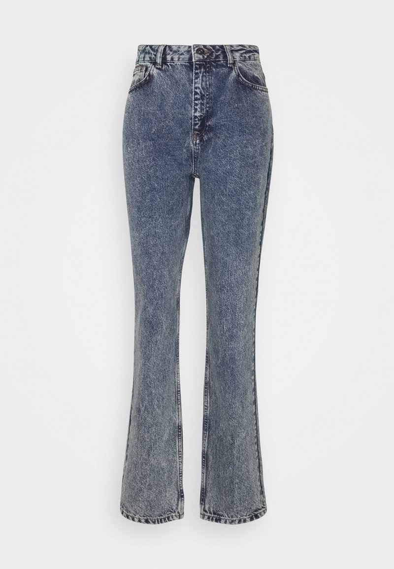 Noisy May Tall Straight leg jeans blauw denim/bluedenim