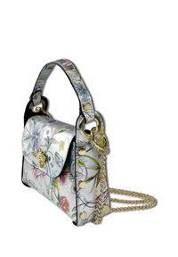 DrachenLeder Handtas - silber farbig