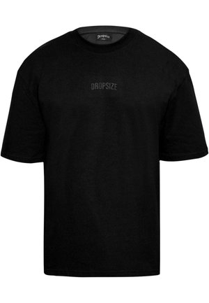 Dropsize CURVED HD LOGO - Lihtne T-särk - black