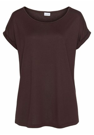 LASCANA KURZARM - Basic T-shirt - aubergine