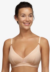 Chantelle - PURE LIGHT BÜGELLOSER - Triangel-BH - golden beige Miniatyrbilde 1