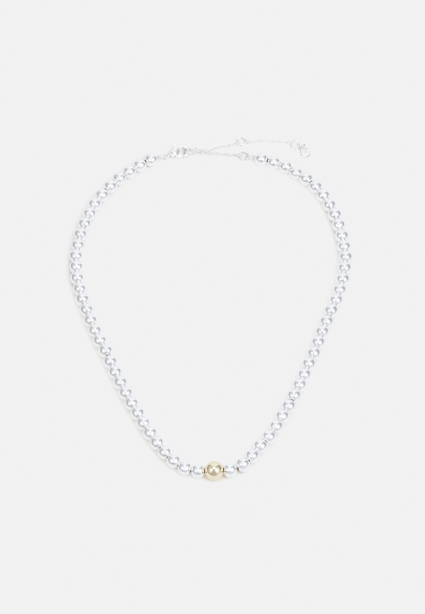 ralph lauren silver bead necklace