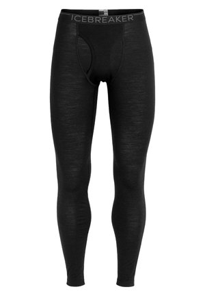 MERINO 260 MID WEIGHT TECH WITH FLY - Leggings - BLACK