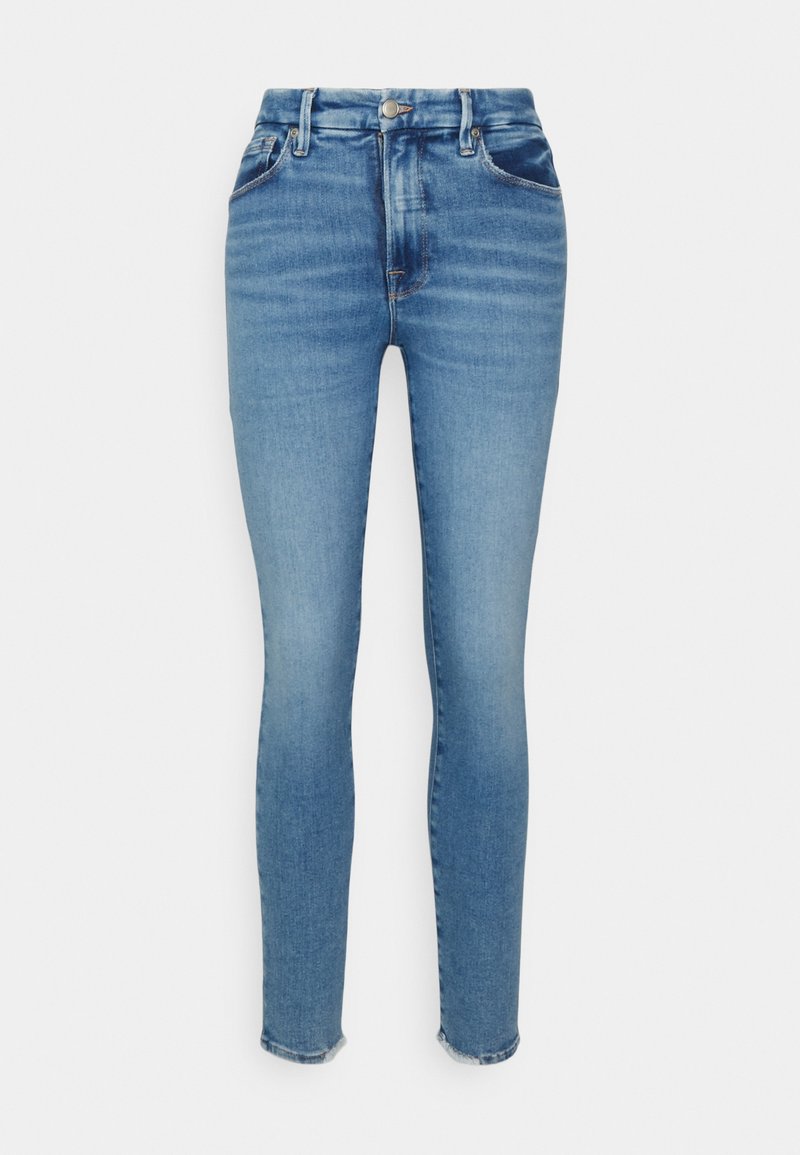 Good American Jeans Skinny Fit lichtblauw denim