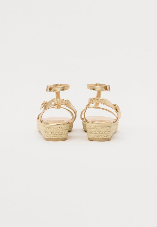 Ankle cuff sandals - gold2