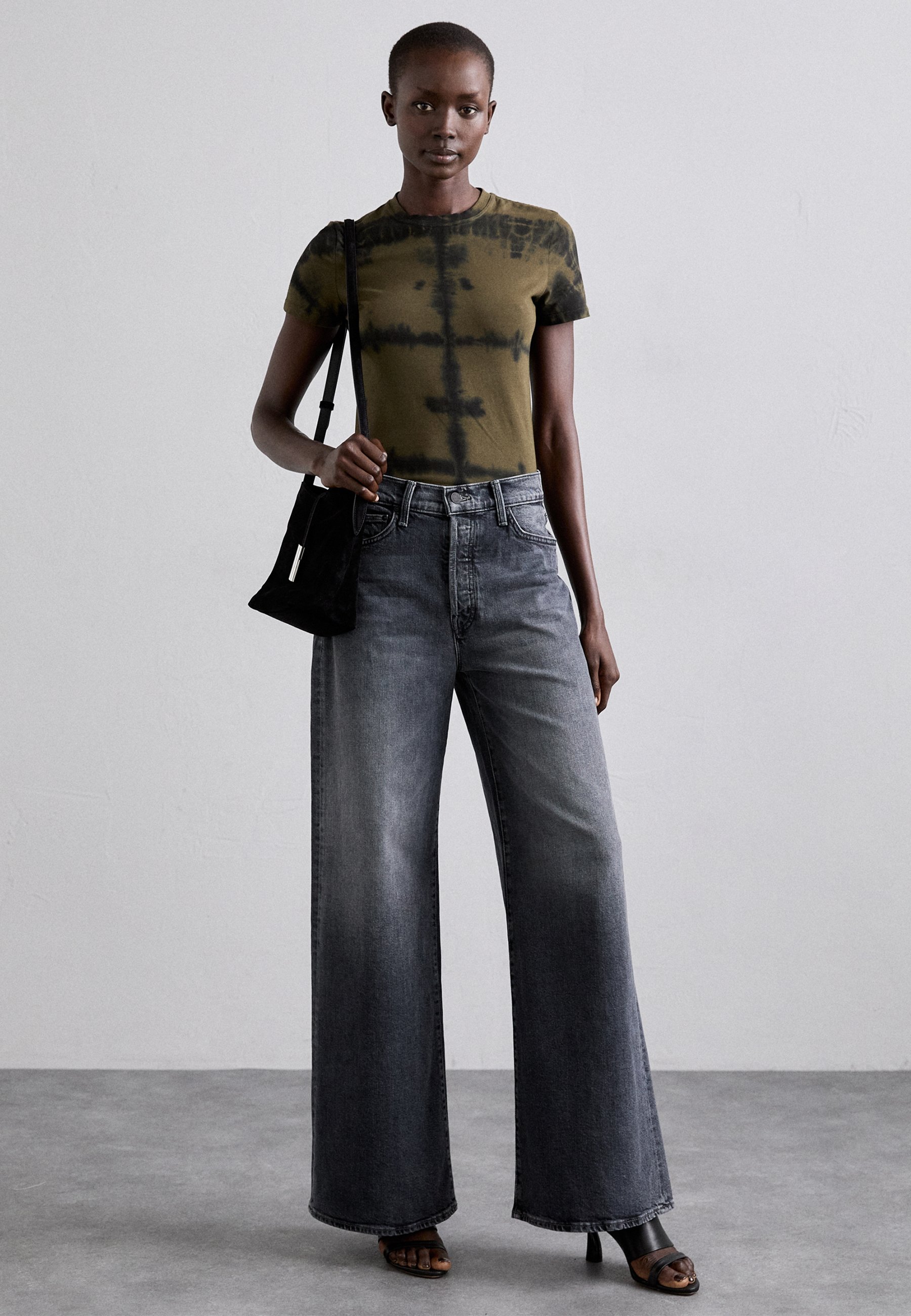 Mother THE DITCHER ROLLER SNEAK - Wide Leg - outta sight Mother THE DITCHER ROLLER SNEAK - Wide Leg - outta sight