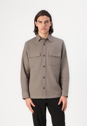 TOM TAILOR OVERSHIRT - Chemise - smokey olive green