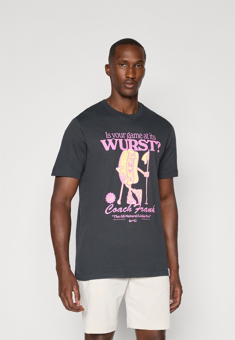 Nike Golf TEE GOLF - Triko s potiskem - off noir