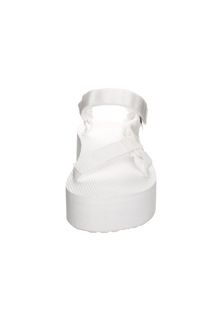 white flatform tevas