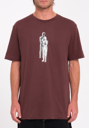 HELDT - T-Shirt print - merlot