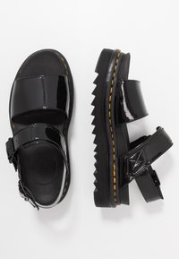 Dr. Martens VOSS - Korkeakorkoiset sandaalit - black
