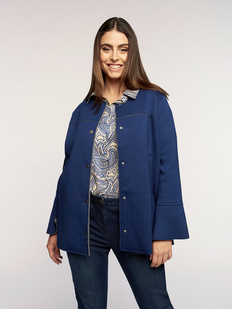 Damen Parkas | Fiorella Rubino Kurzmantel blu/blau - UO30444 Damen Parkas | Fiorella Rubino Kurzmantel blu/blau - UO30444