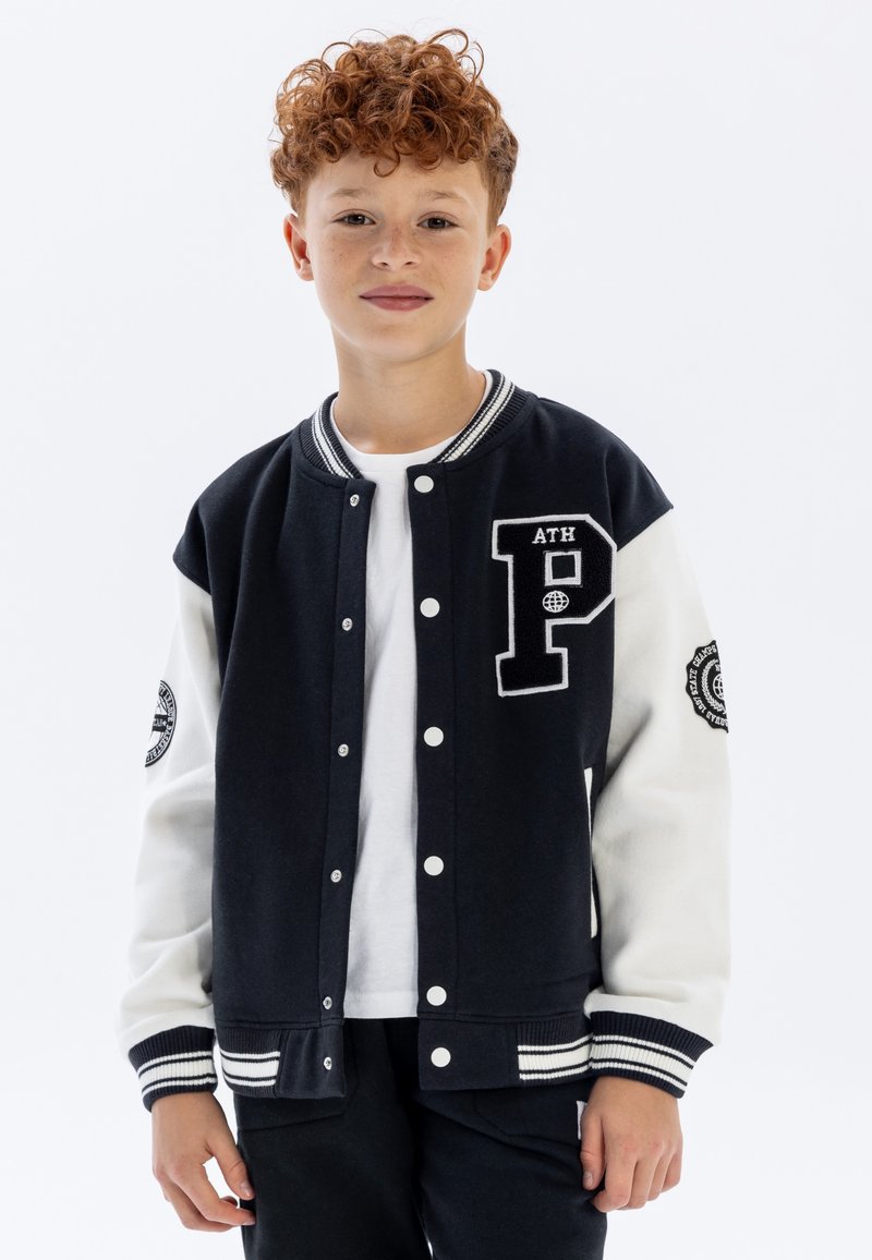 MINOTI BASEBALL - Veste polaire - black white