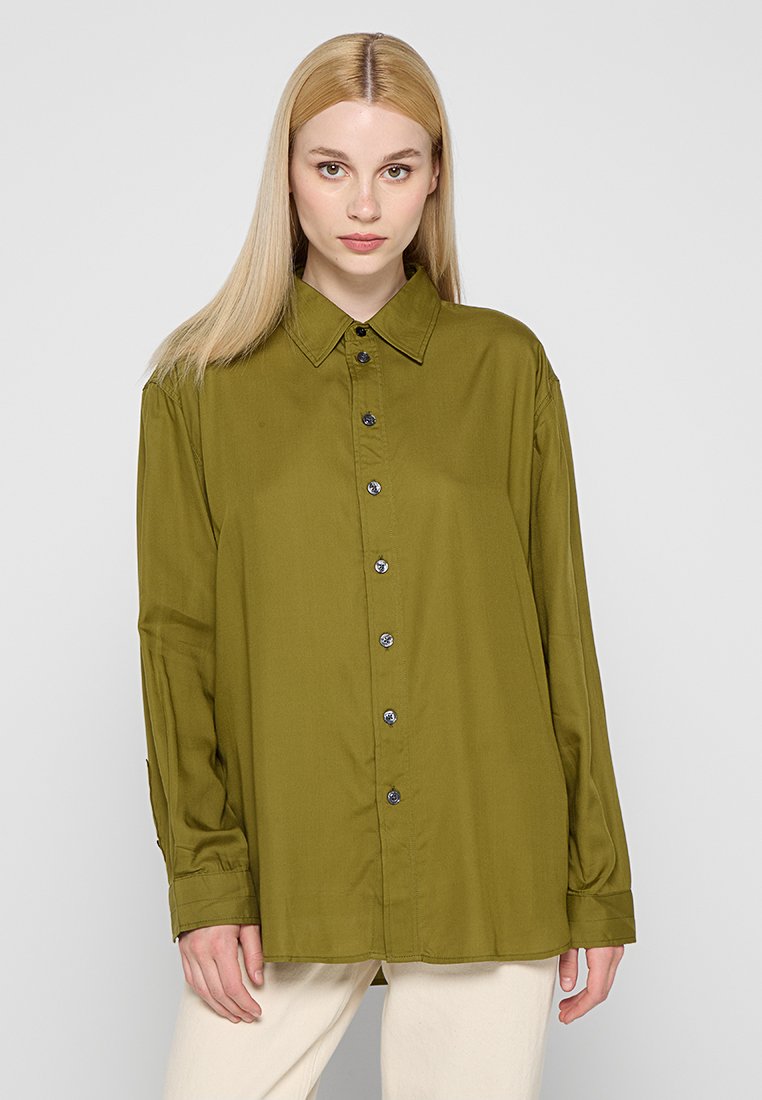 G-Star Overhemdblouse kaki G-Star Overhemdblouse kaki