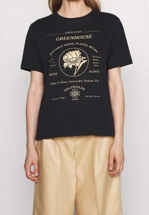 Print T-shirt - black
