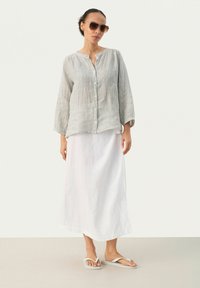 Part Two PERSILLESPW SH - Button-down blouse - agave green stripe
