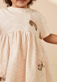 Next - SEQUIN REGULAR FIT  - Vestito di maglina - pale pink Immagine in miniatura 1