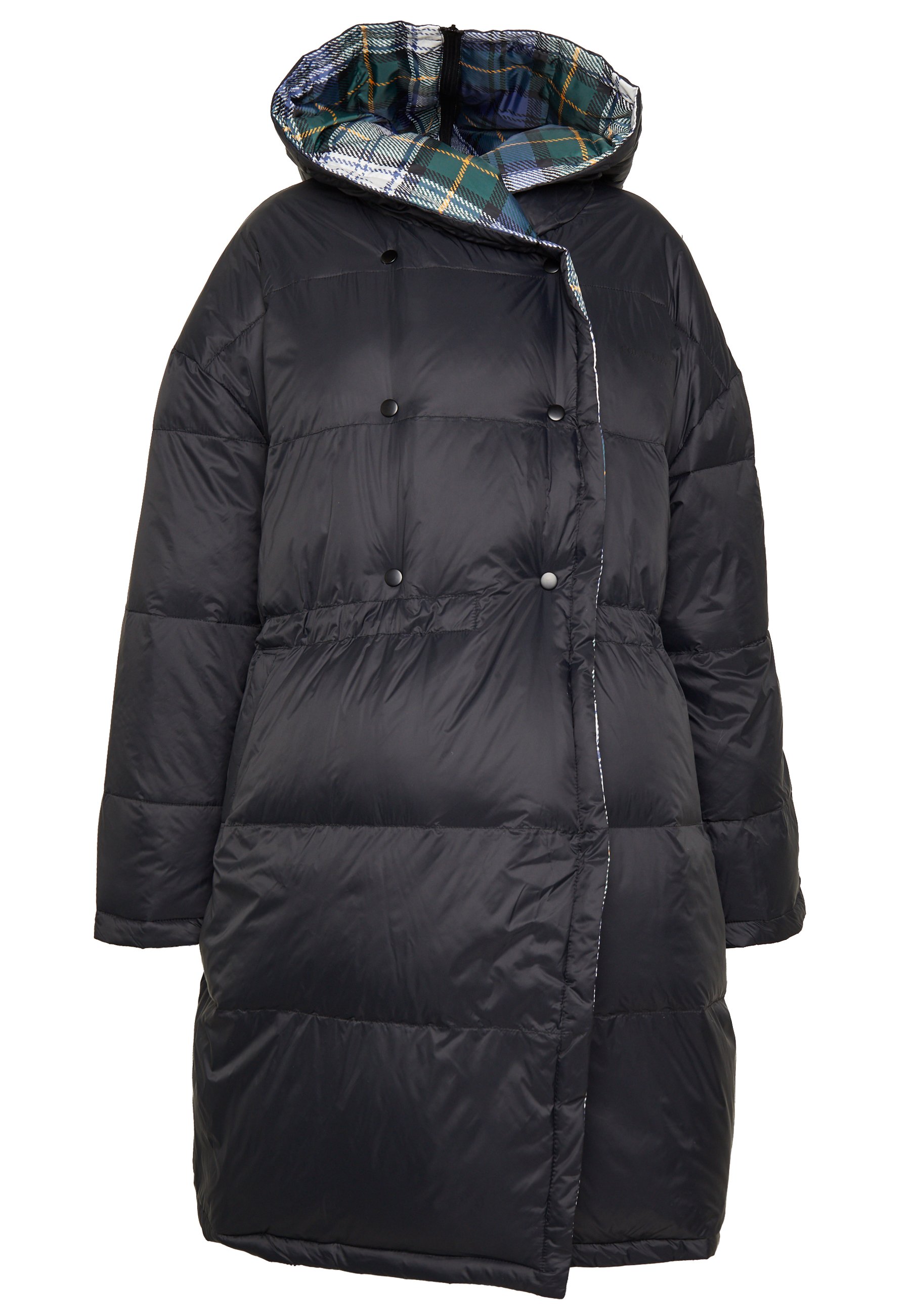Holzweiler DOSY JACKET Dunkåpe frakk campellsvart DOSY CAMPELL SVART JAKKE | Hoyer.no