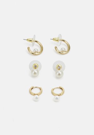 MIRERINIA 3 PACK - Earrings - gold-coloured