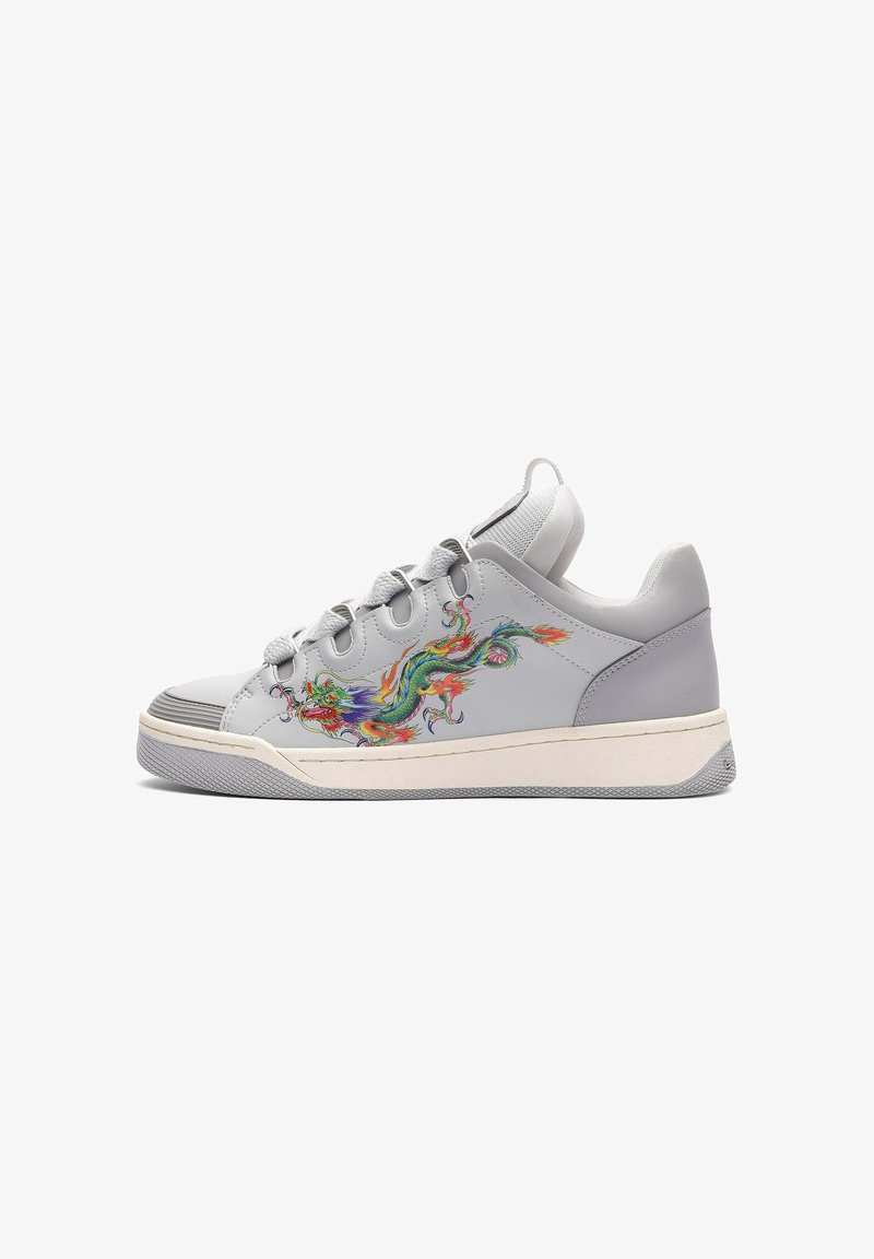 Ed Hardy FLIP LOW - DRAGONS - Skateboardové boty - grey