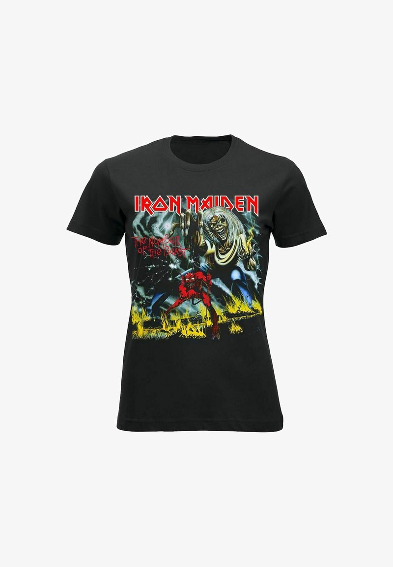 rockshirts IRON MAIDEN NUMBER OF THE BEAST - T-shirts med print - black