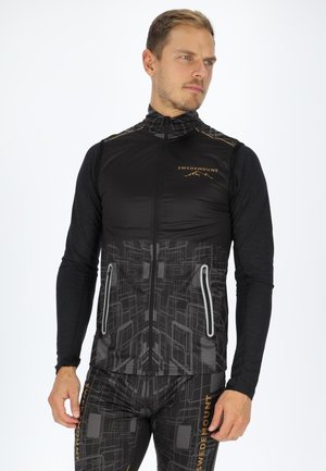 RACE 3-LAYER VEST - Waistcoat - black charcoal