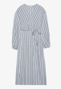 LINEN BLEND DRESS - Vardagsklänning - white/grey
