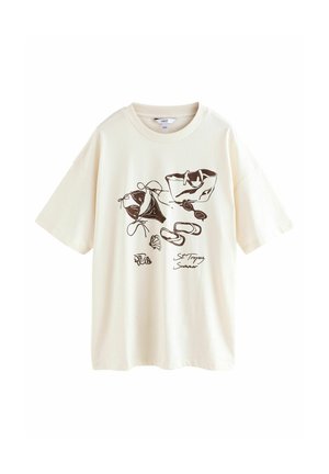 GRAPHIC - T-shirt print - cream bikini
