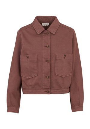 CASTILLE BL SURTEINT - Giacca di jeans - marron
