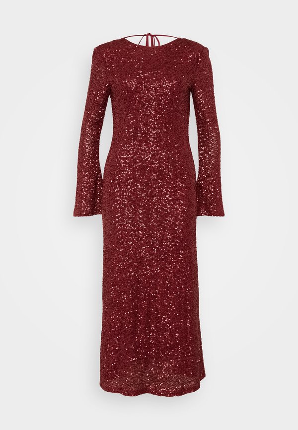 SEQUIN DRESS - Occasion wear - tawny port2