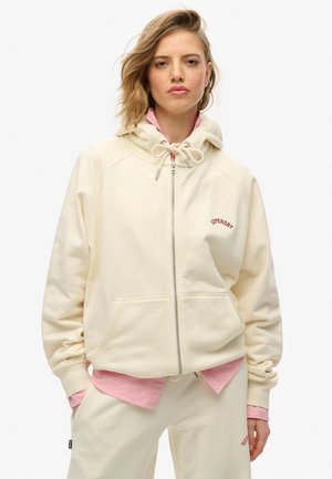 Sweatjacke - desert bone off white