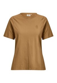 PEPPERCORN PCDEBORAH - T-shirt basic - tobacco brown