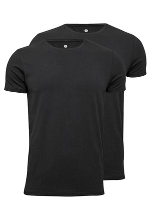 2 PACK - Basic T-shirt - black
