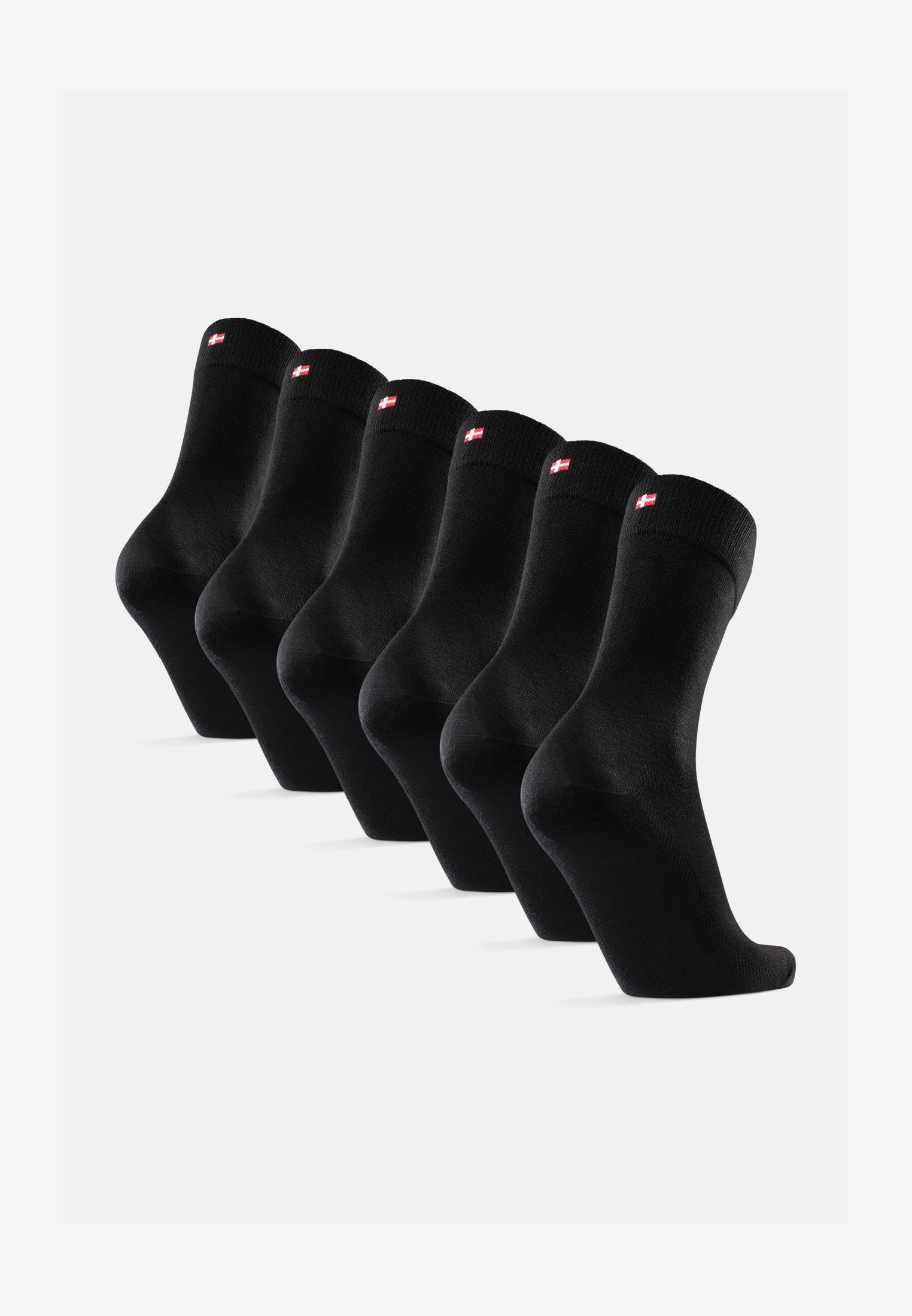 Danish Endurance 6-PACK ULTRASOFT - Calze - Black/antracite