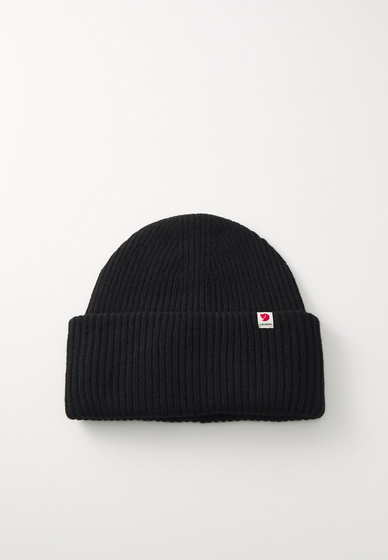Fjällräven FJÄLLRÄVEN HEAVY BEANIE UNISEX - Beanie - black