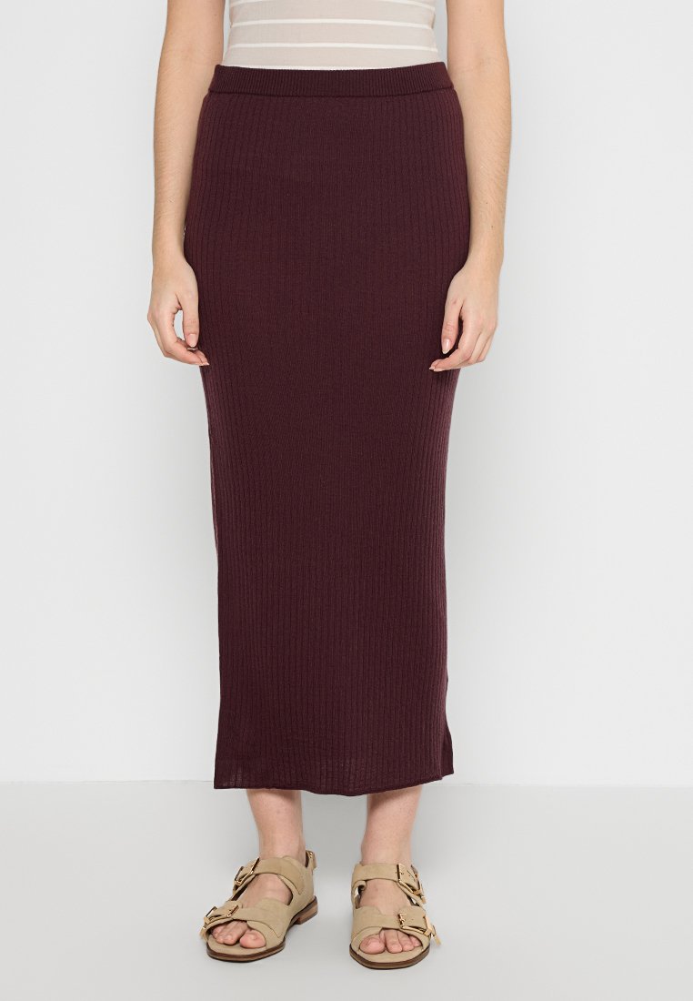 Abercrombie & Fitch Maxirok bordeauxrood