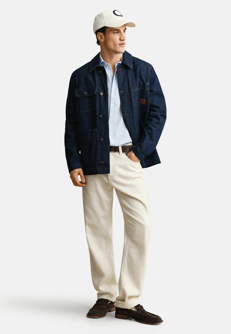 GANT SHORT SLEEVE - Košile - sky blue