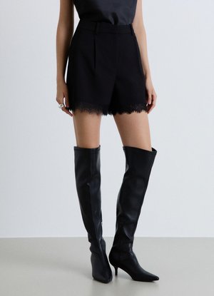 Calliope, PANTALONE PIZZO - Shorts - ultrablack