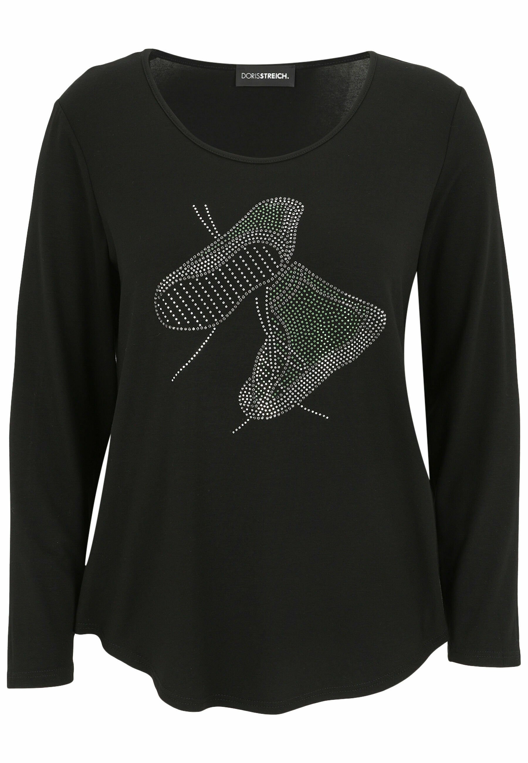 DORIS STREICH Long sleeved top schwarz/black Zalando