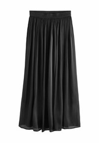 LIQUID - REGULAR FIT - Jupe plissée - black