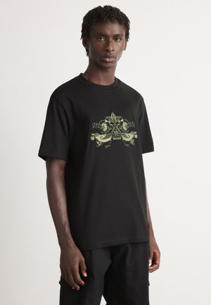 DENRITH - Print T-shirt - black