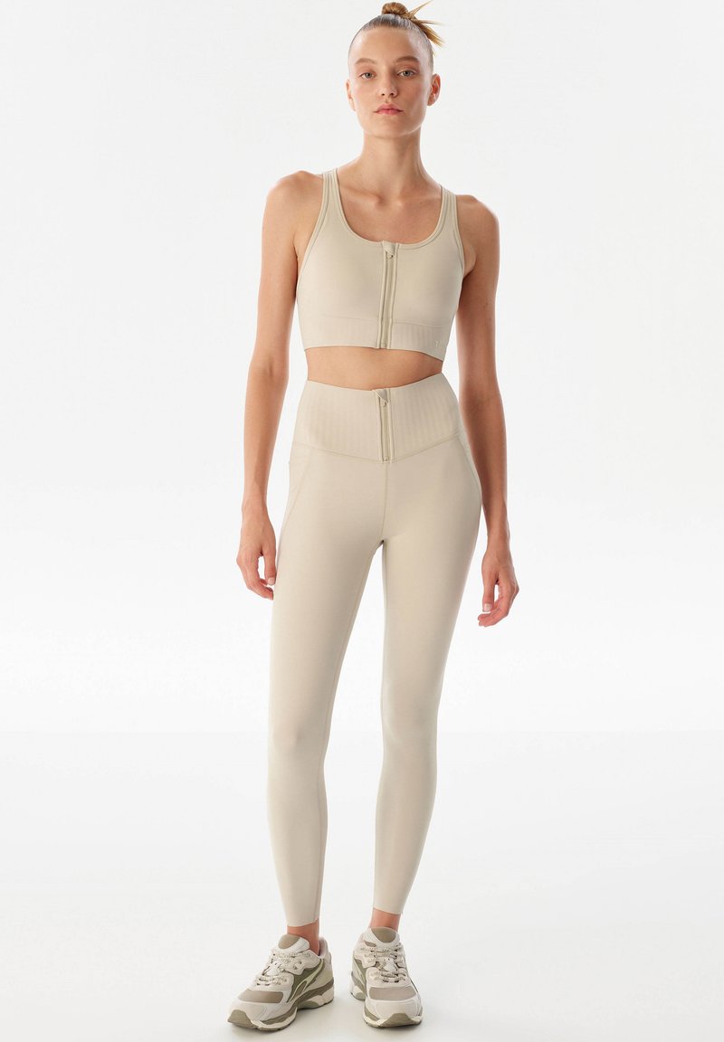 Twist Leggings - Hosen - cream