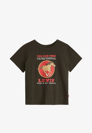 Levi's® GRAPHIC BOXY SINCE - Camiseta estampada - black